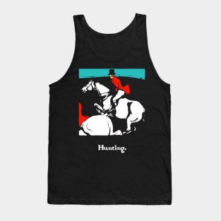 Victorian Sporting Art - Fox Hunting Tank Top